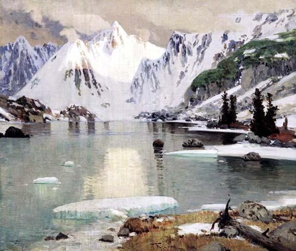 Картина Г.И. Гуркина «Озеро Горных Духов». 1909