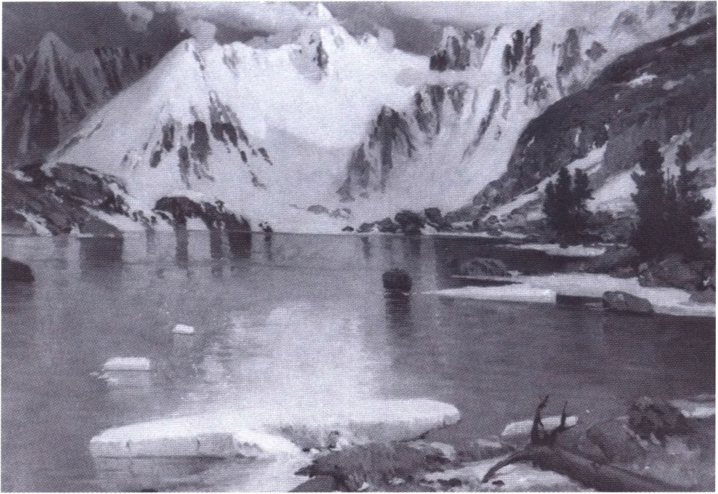 Картина Г.И. Чорос-Гуркина «Озеро горных духов»